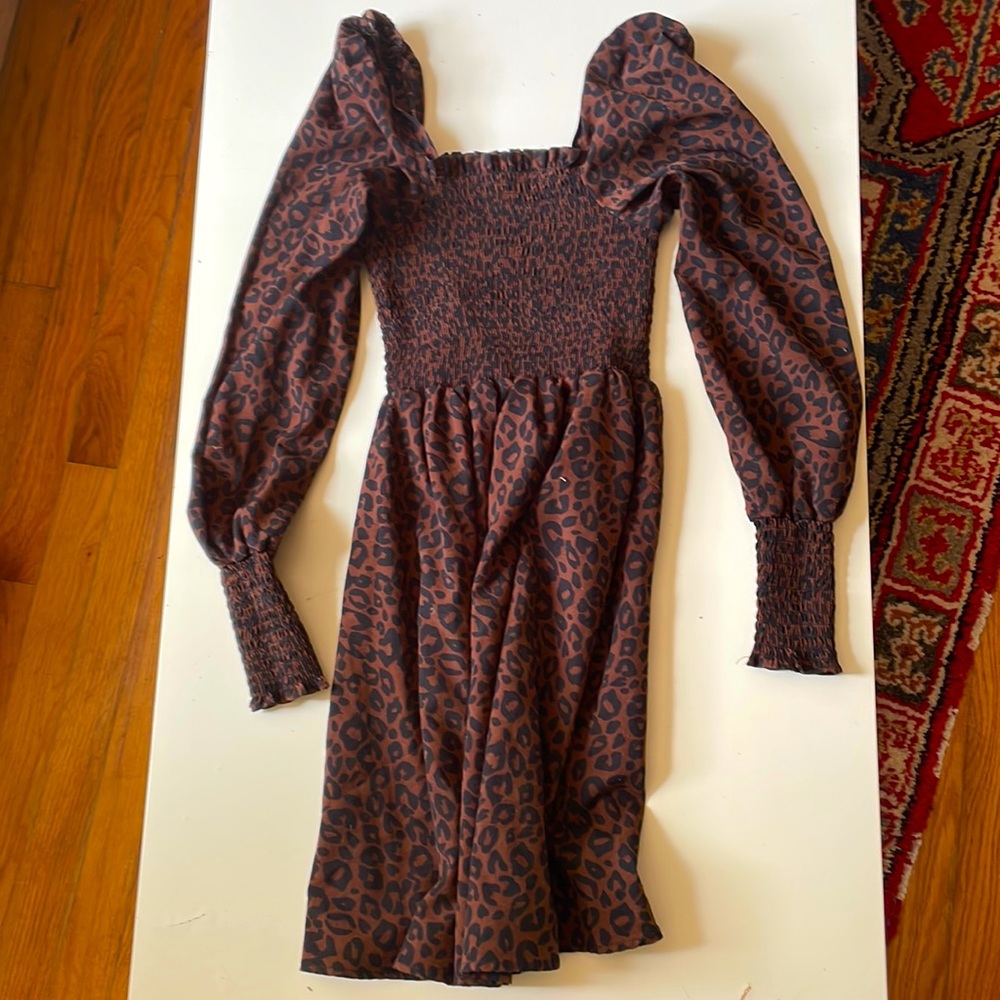 BP leopard dress xs